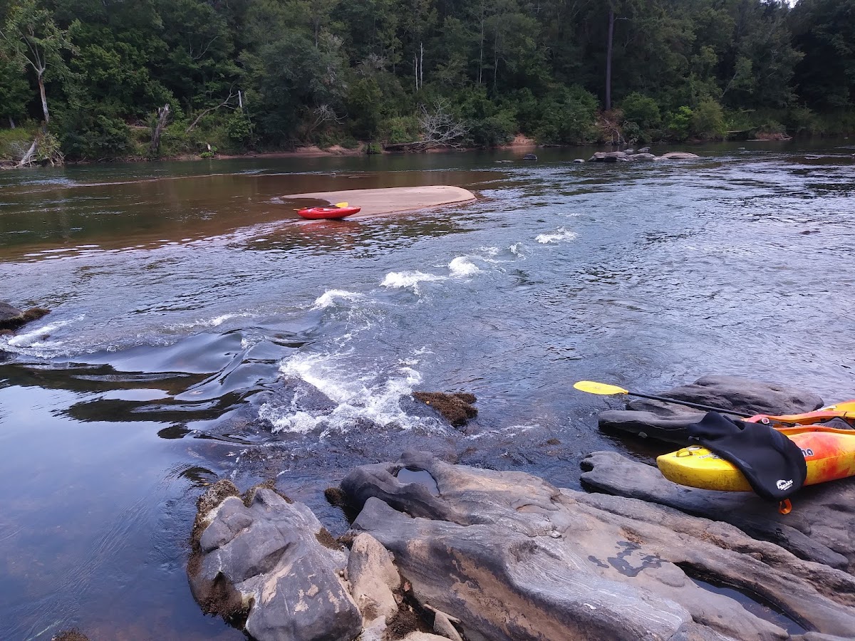 Ocmulgee River boat ramp area