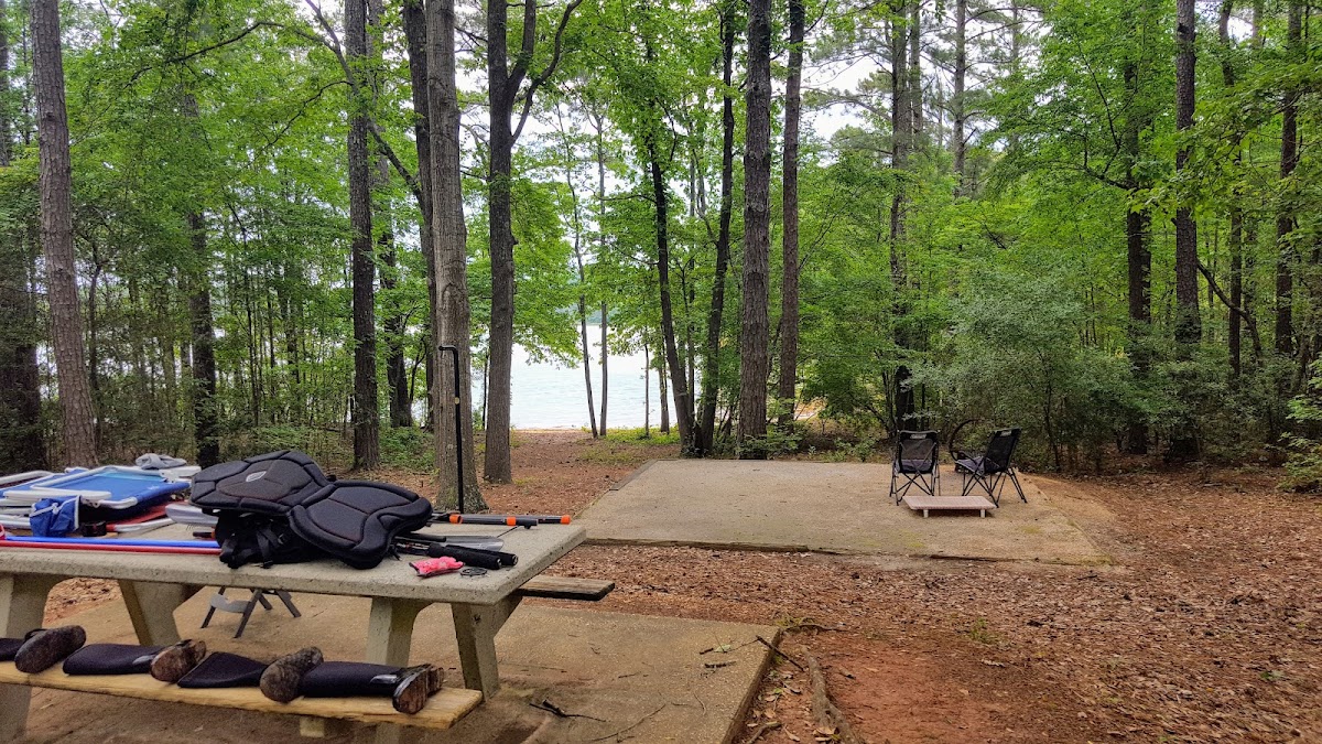 West Point Lake boat ramp area